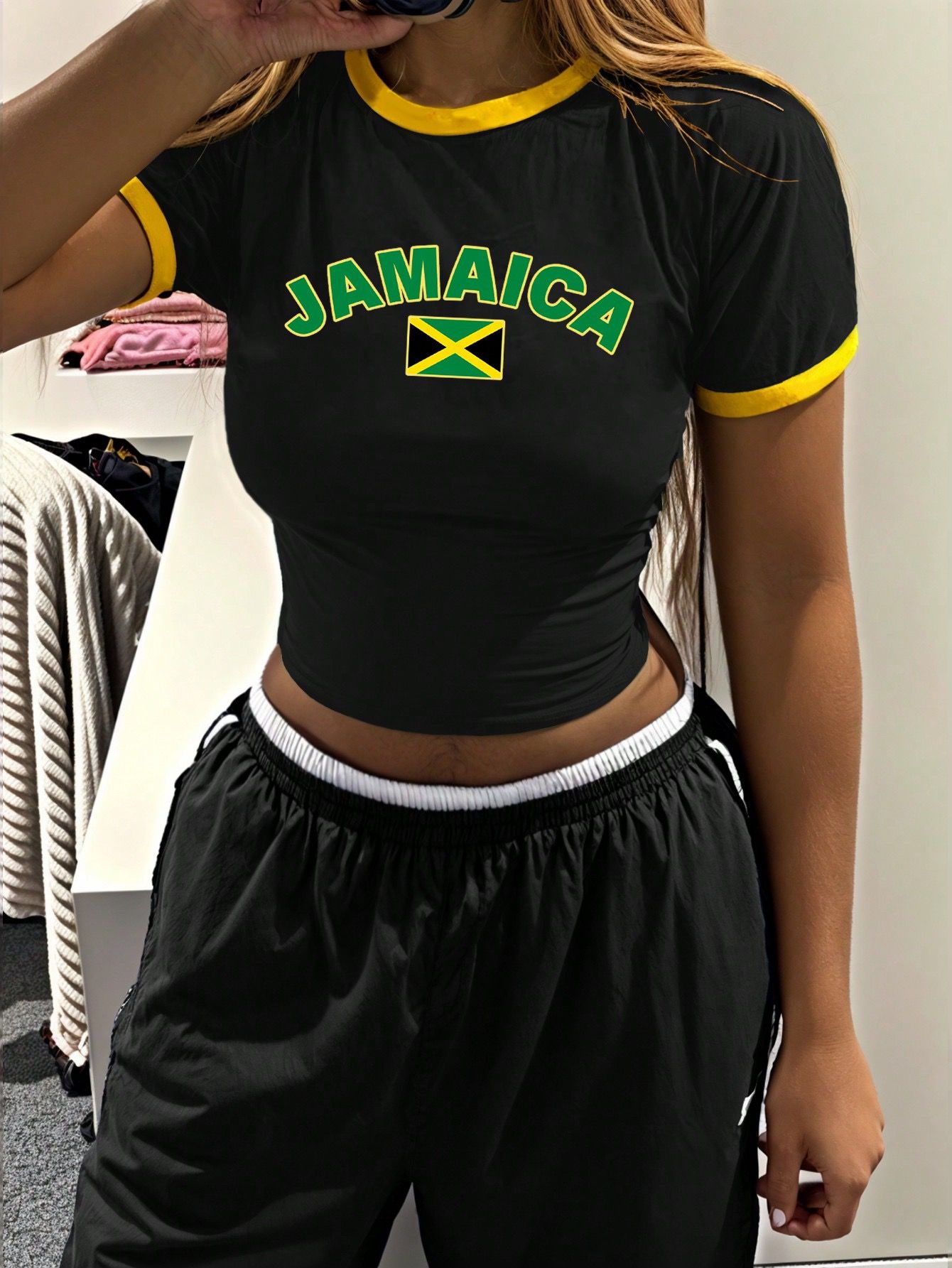 T-shirt à imprimé JAMAICA _0