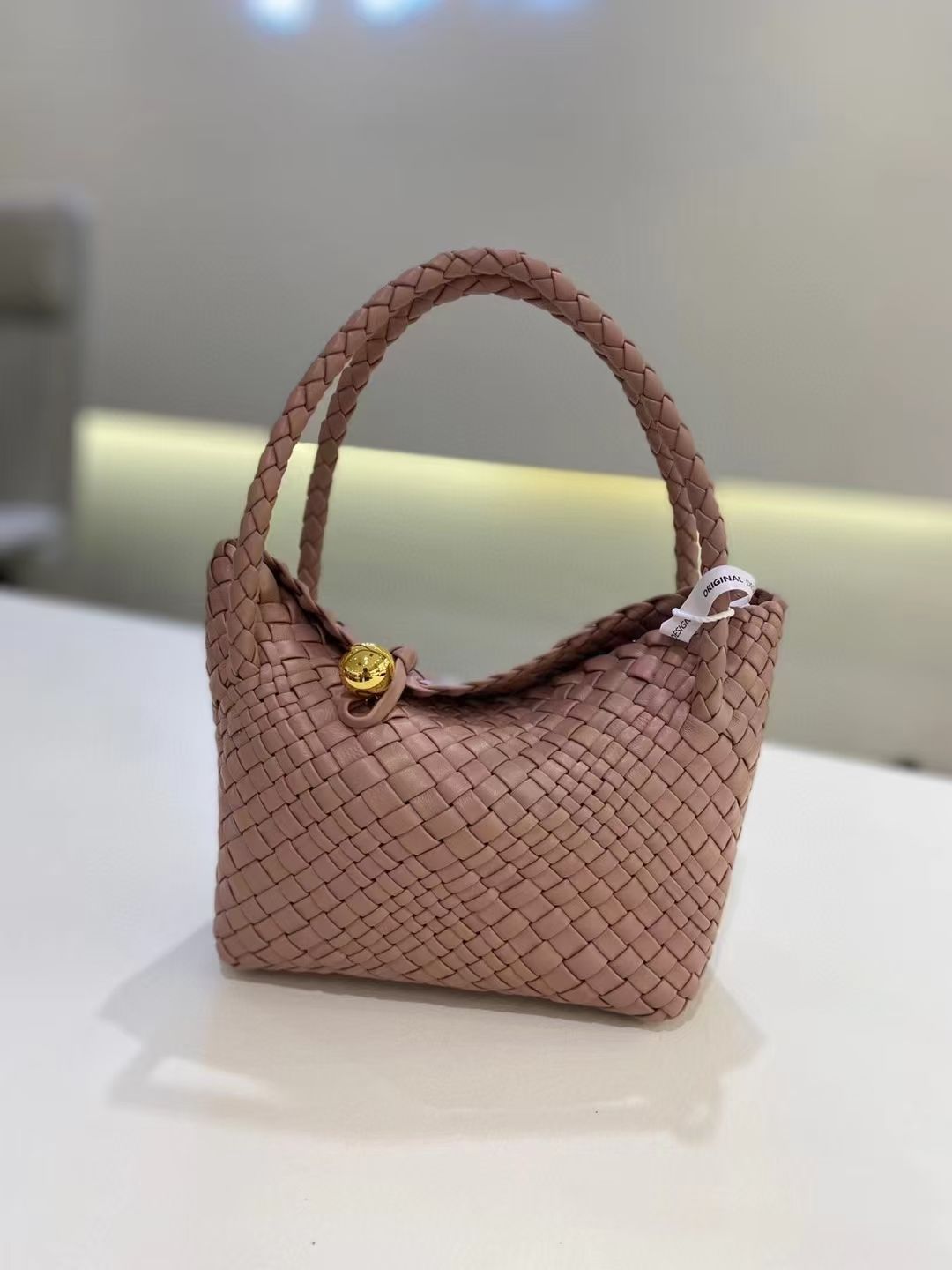 [PREORDER] Small Noelle Weave Sling / Shoulder Bag [Nude]_0