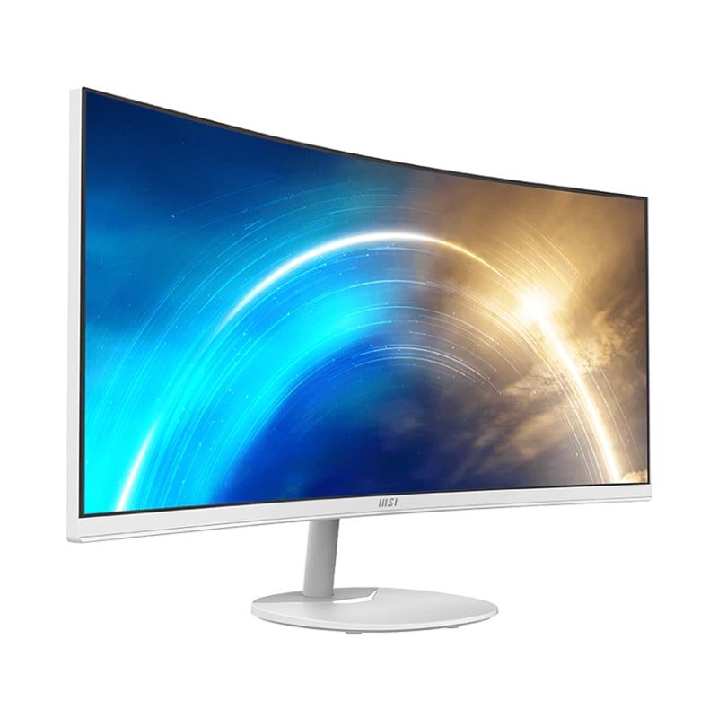 MSI PRO MP341CQ Professional Monitor 3440×1440 (UWQHD) VA 1ms 100Hz HDMI White_0