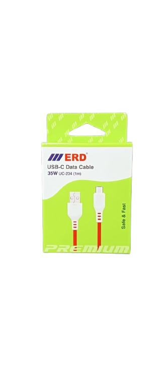 ERD UC-234 Type C 1 Meter Cable (Red, 35W)_1