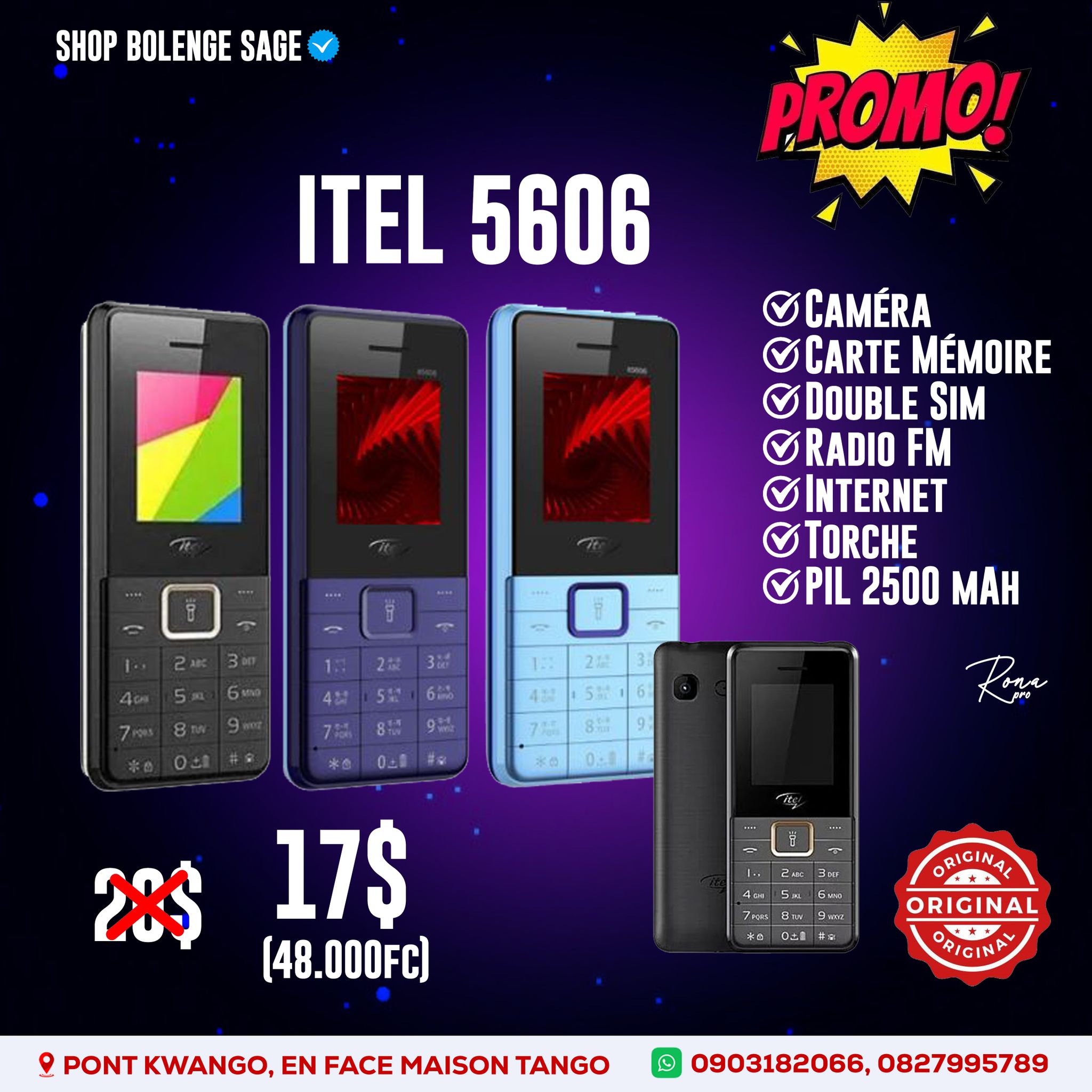 Vente des téléphones _0