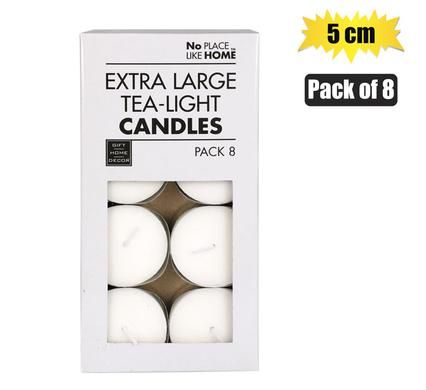 CANDLE TEA-LIGHT WHITE 5cm LARGE BOX-8_0