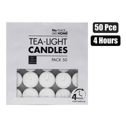  CANDLE TEA-LIGHT WHITE 3.5CM BOX-50_0