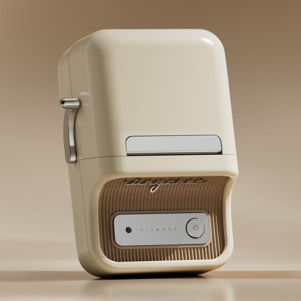 Niimbot B21 Portable Thermal Label Printer – Cream_2