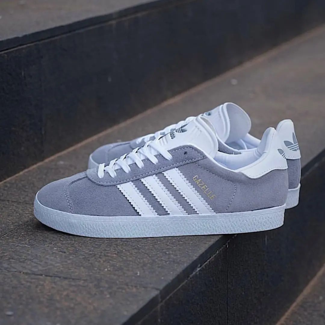  Adidas Gazelle "Grey/White"_1