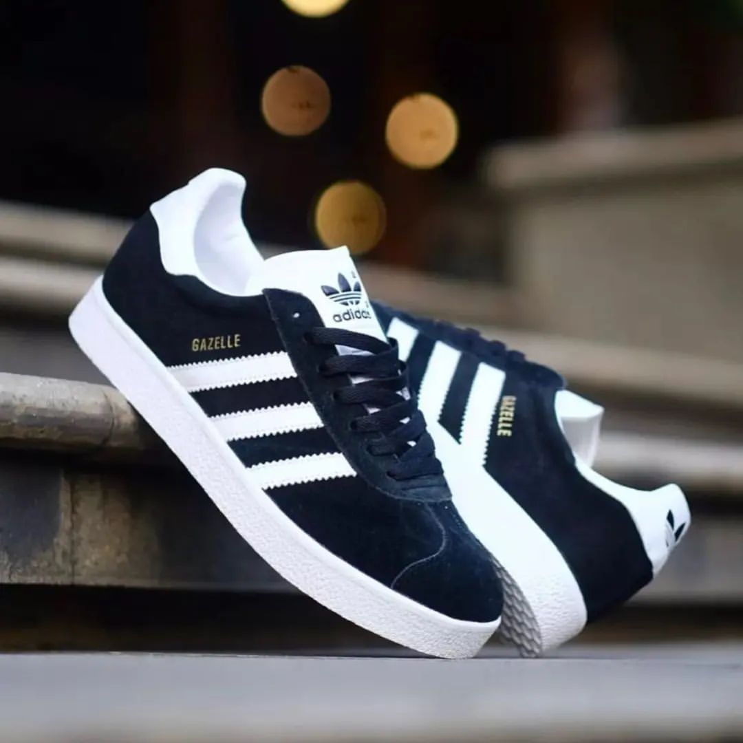 Adidas Gazelle "Black/White"_0