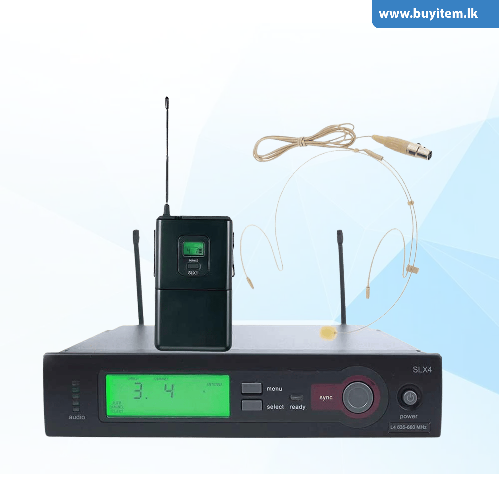 Shure SLX Wireless Headset Microphone System_0