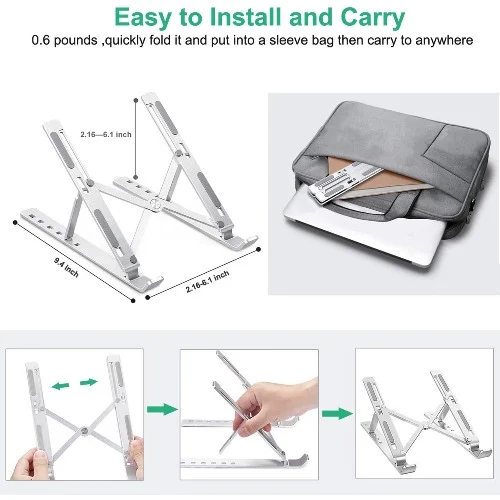 Stainless Steel Laptop Stand With Free Delivery_2