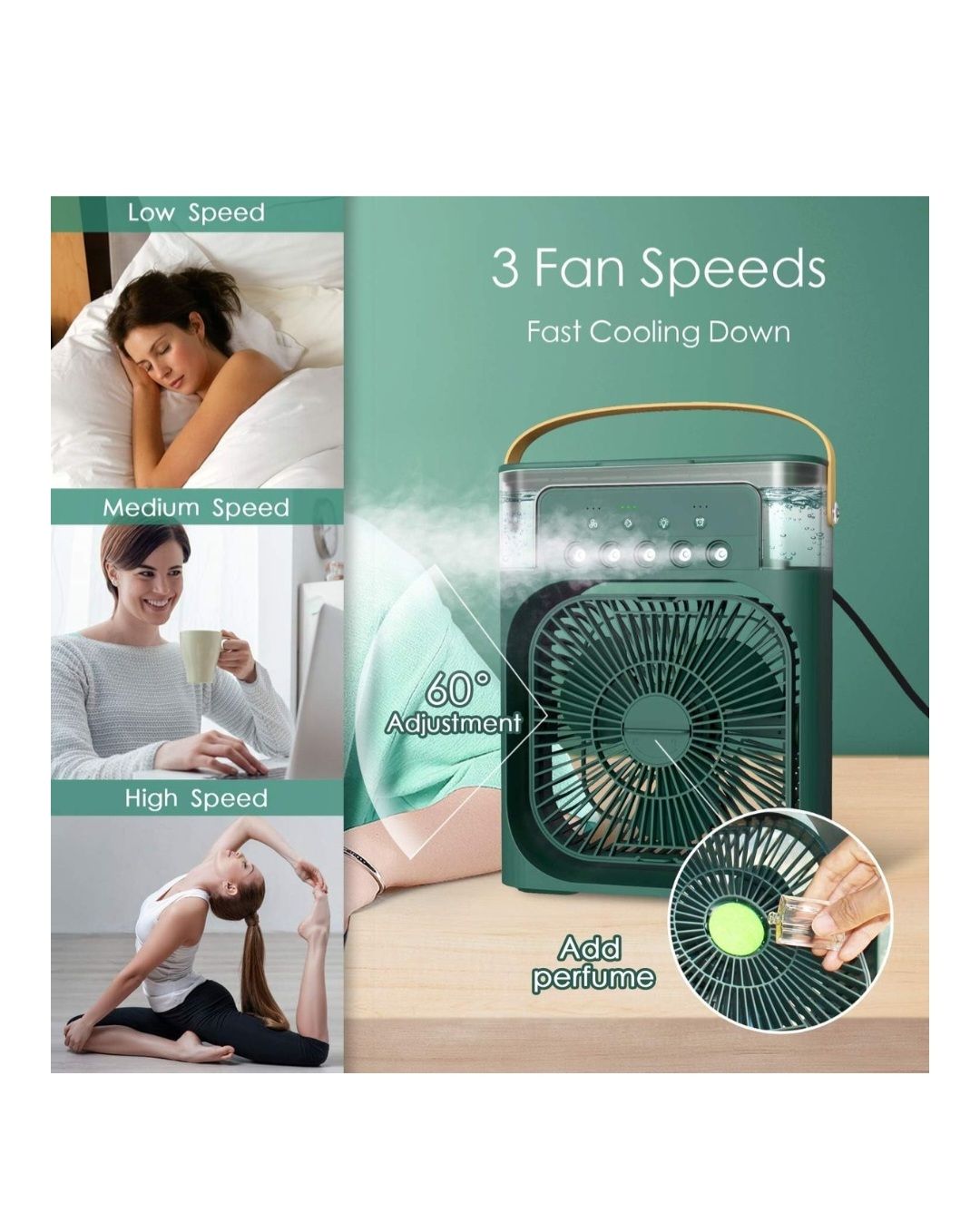 Multifunctional Air Cooler Fan with Water Tank_1