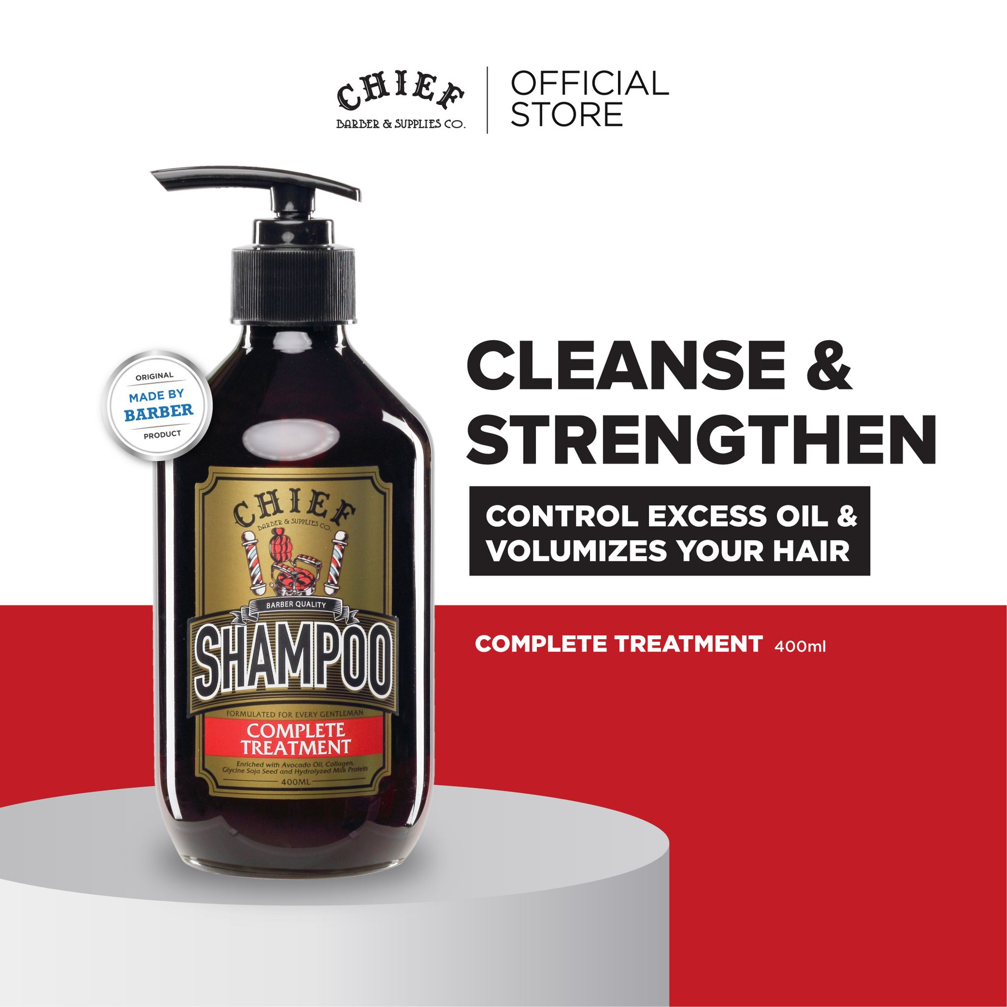 CHIEF Shampoo Complete Treatment 400ml - Shampo Pria_0