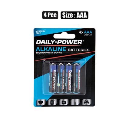 BATTERIES ALKALINE SIZE:AAA / LR03 4PCE_0