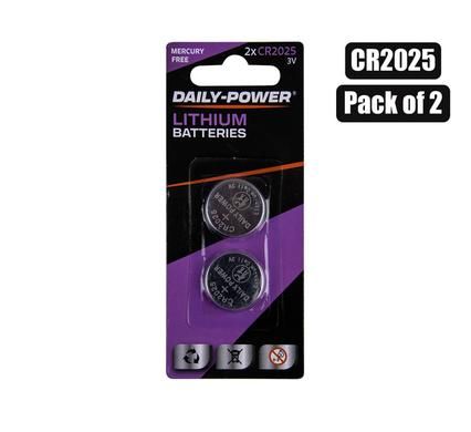 BATTERIES LITHIUM CR-2025(3V) / L12-2PCE_0