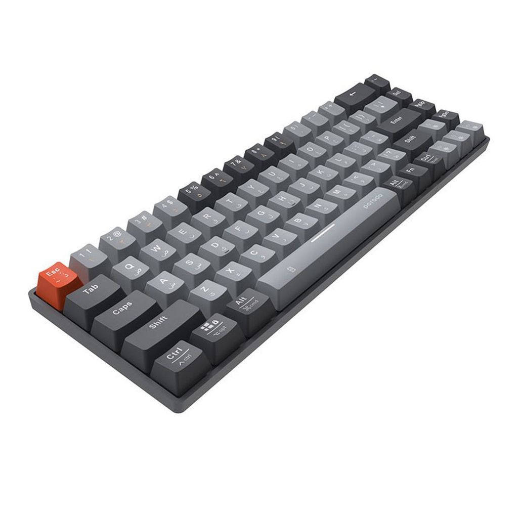 Porodo 68-Keys Wireless Mechanical Keyboard ( English / Arabic )_2