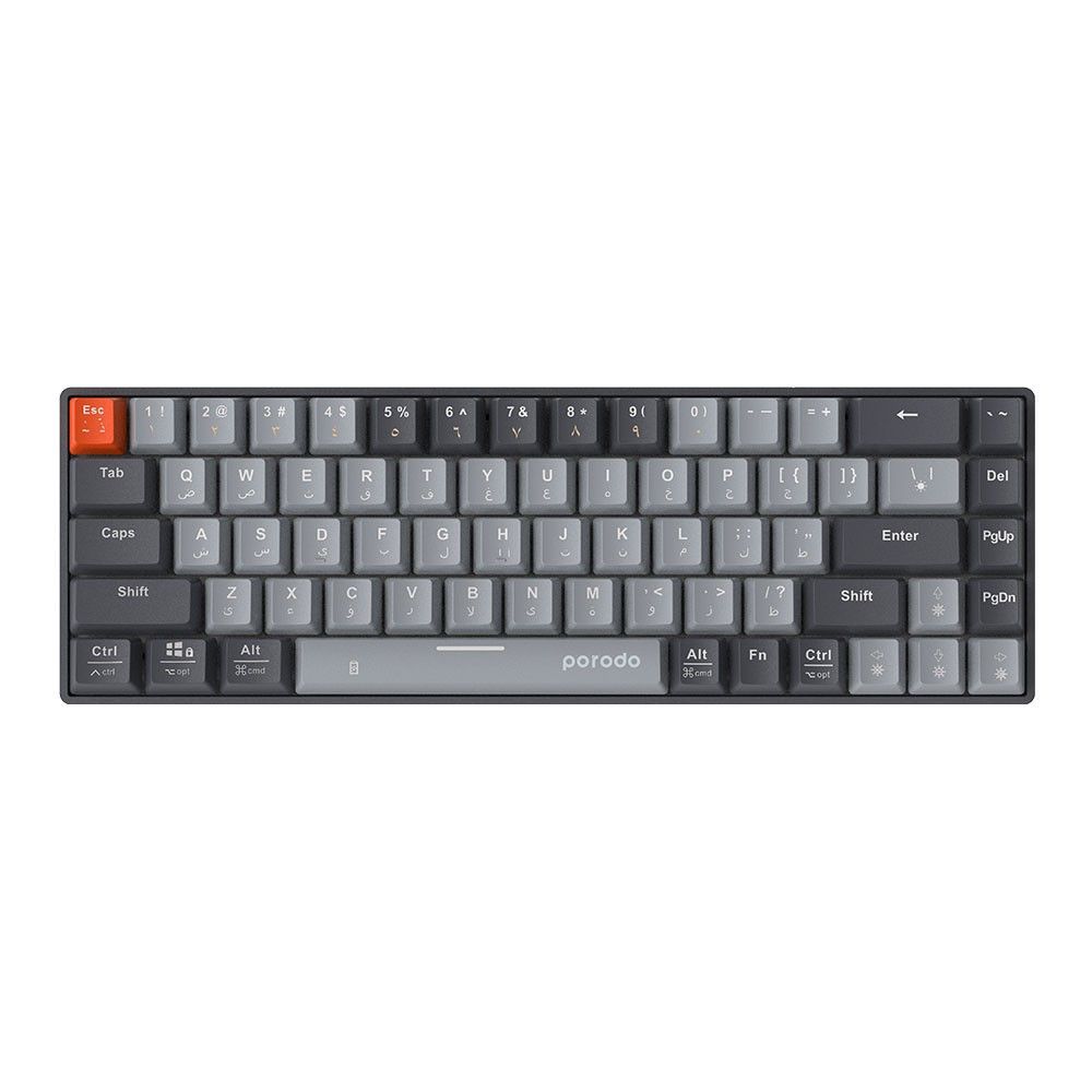 Porodo 68-Keys Wireless Mechanical Keyboard ( English / Arabic )_0