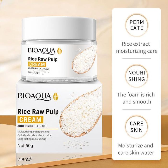 Bioaqua Creme Hidratante Facial de Polpa Crua de Arroz_0