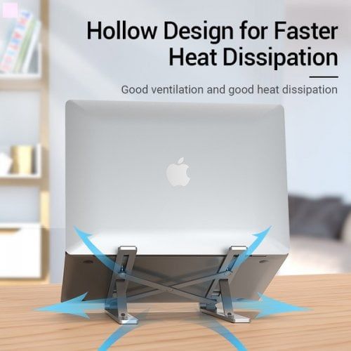 Aluminum Alloy Laptop Stand Hanging Adjustable Hand Holding Foldable Portable Heat Dissipation Height Booster_4