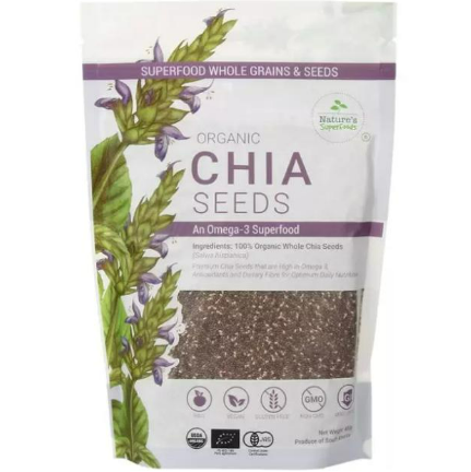 Organic Premium Black Chia Seeds (450g)_0