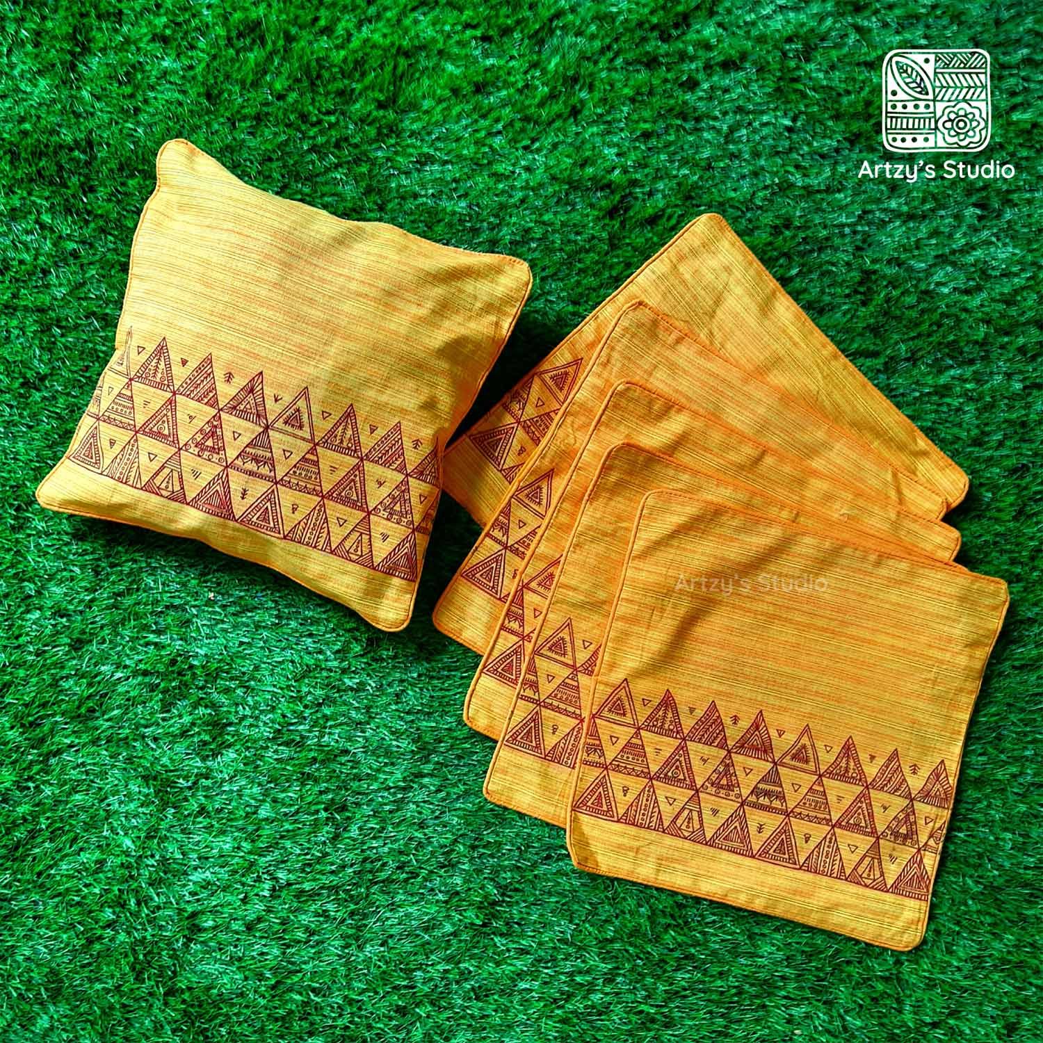 Yellow Cushion Covers (set of 6)_0