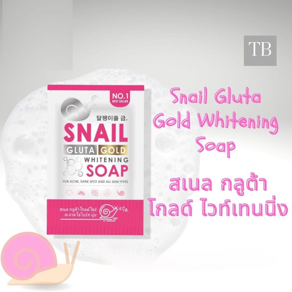 Snail Gluta Gold Whitening Soap_0