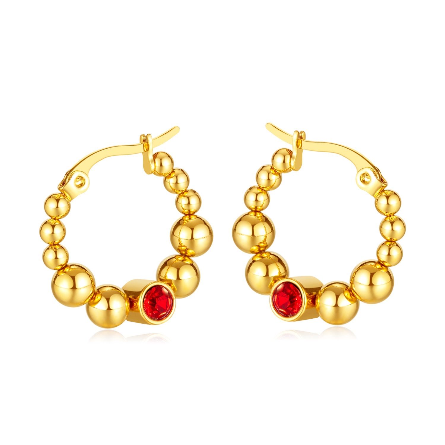 Ruby earrings _0