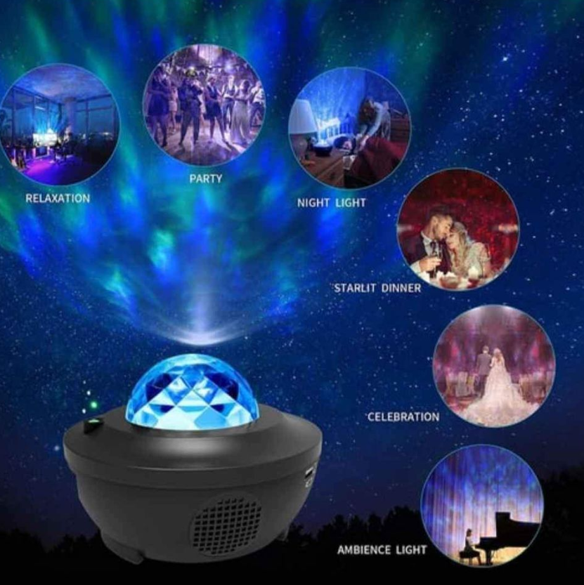 Galaxy Projector Night Light And Speaker_1