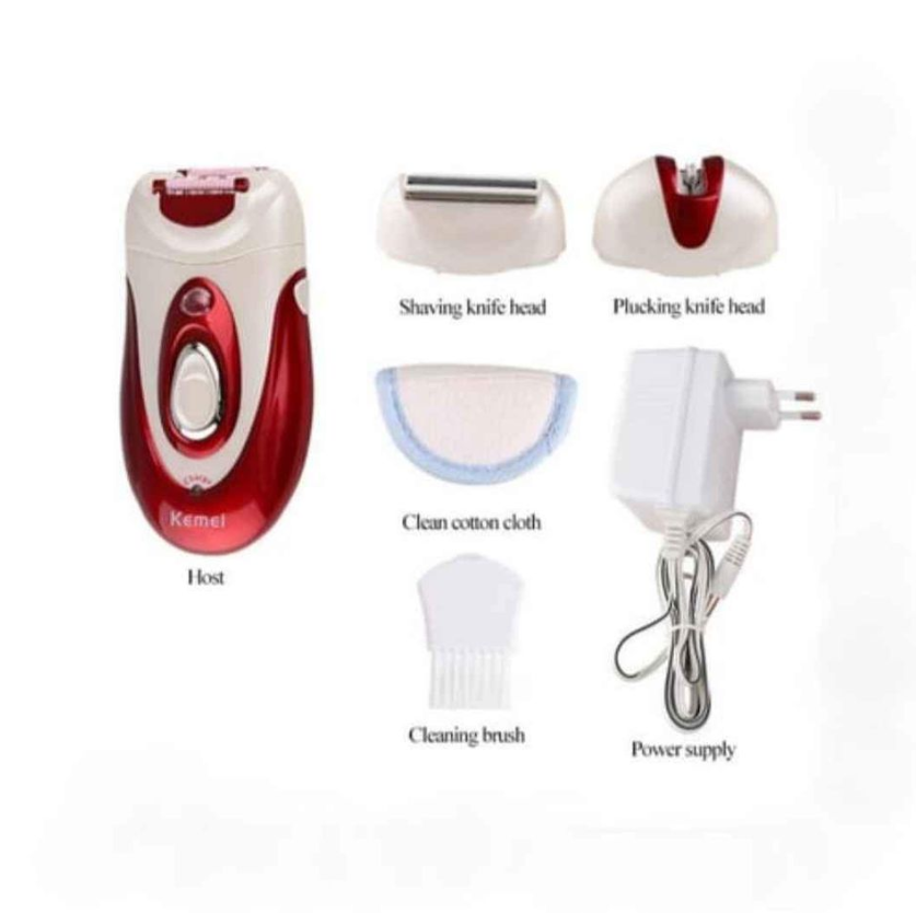 Kemei Lady Shaver Double Function and Shaver Rechargeable Hair Remover (AA) КM-1888_1