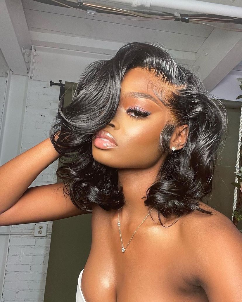 Wig bob straight / body waves / deep waves _1