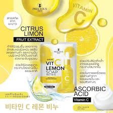 PRECIOUS SKIN Vit-C Lemon Whitening Serum Soap_2