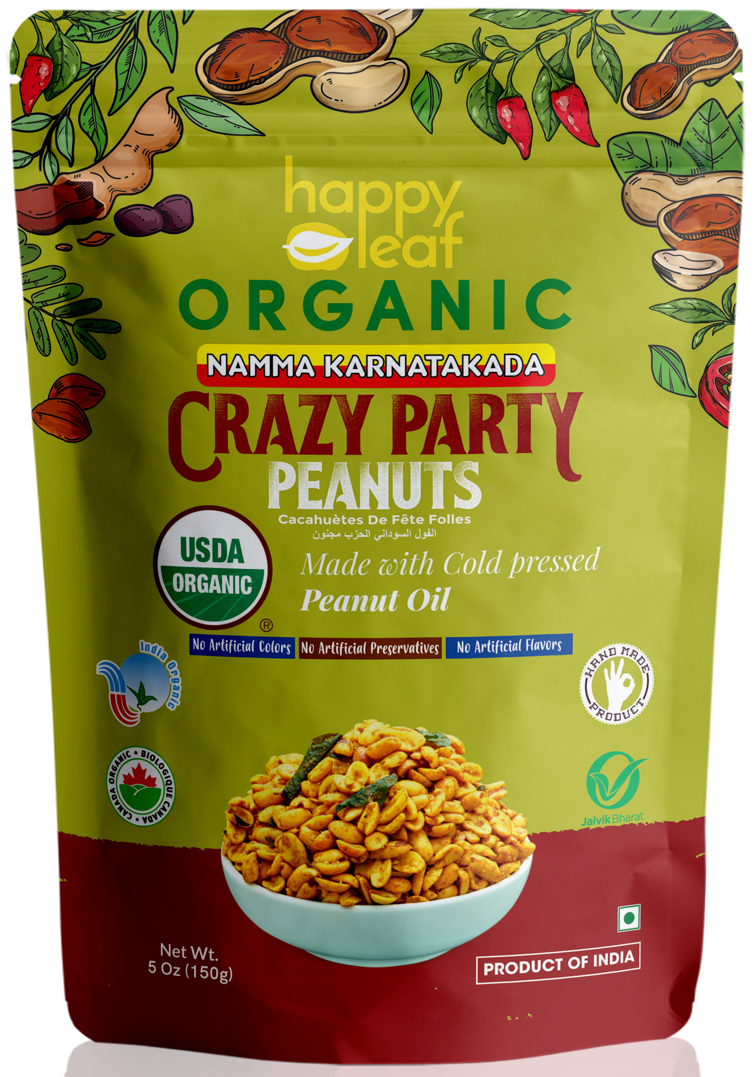 HAPPY LEAF Party Peanuts 150g_0