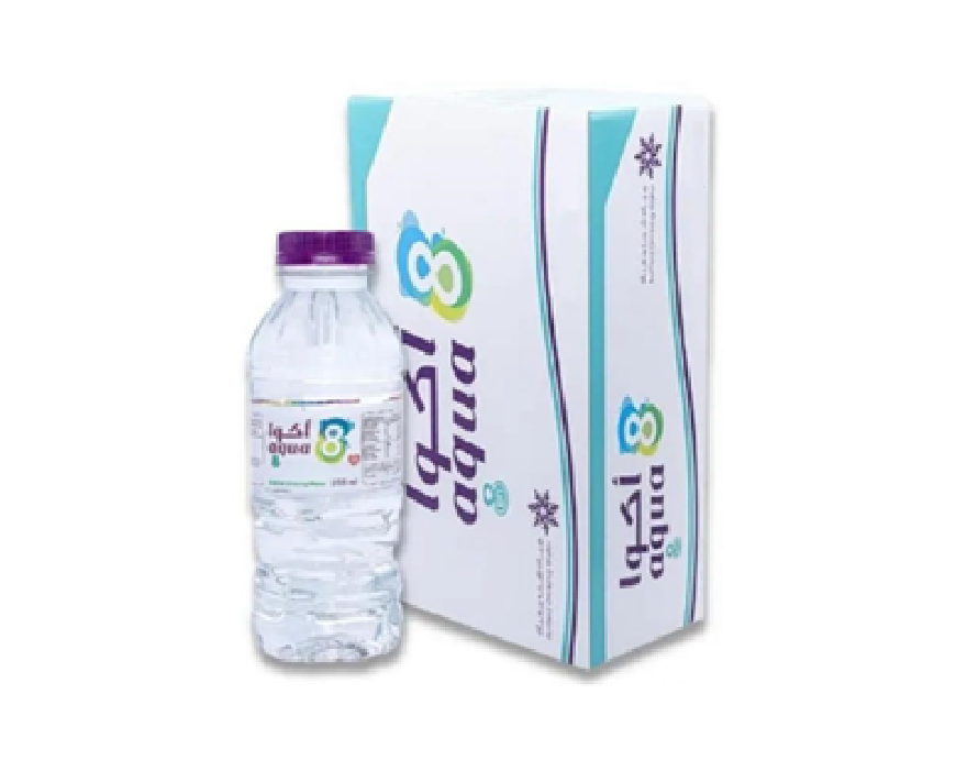 AQUA 8  WATER 200ml - 40  bottles / Buy 10 Ctn_0