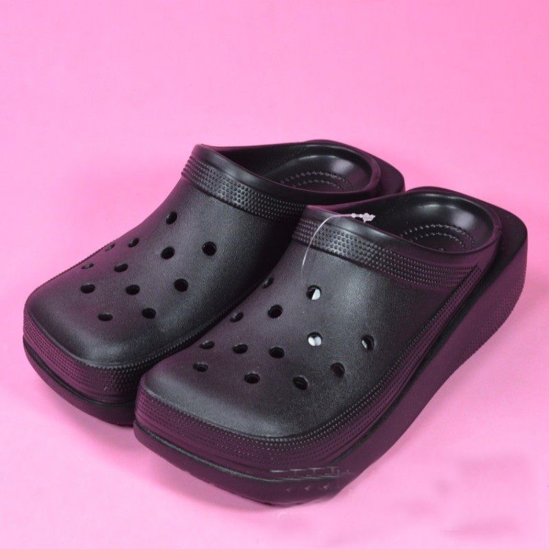 Preorder | Blunt Toe Crocs - Black_0