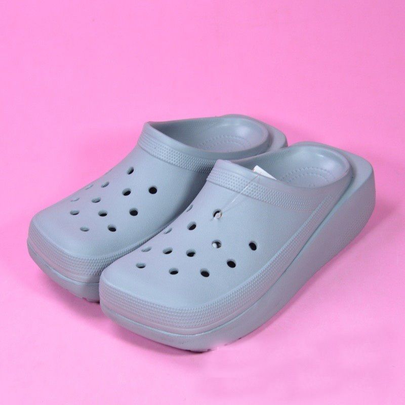 Preorder | Blunt Toe Crocs - Gray_0