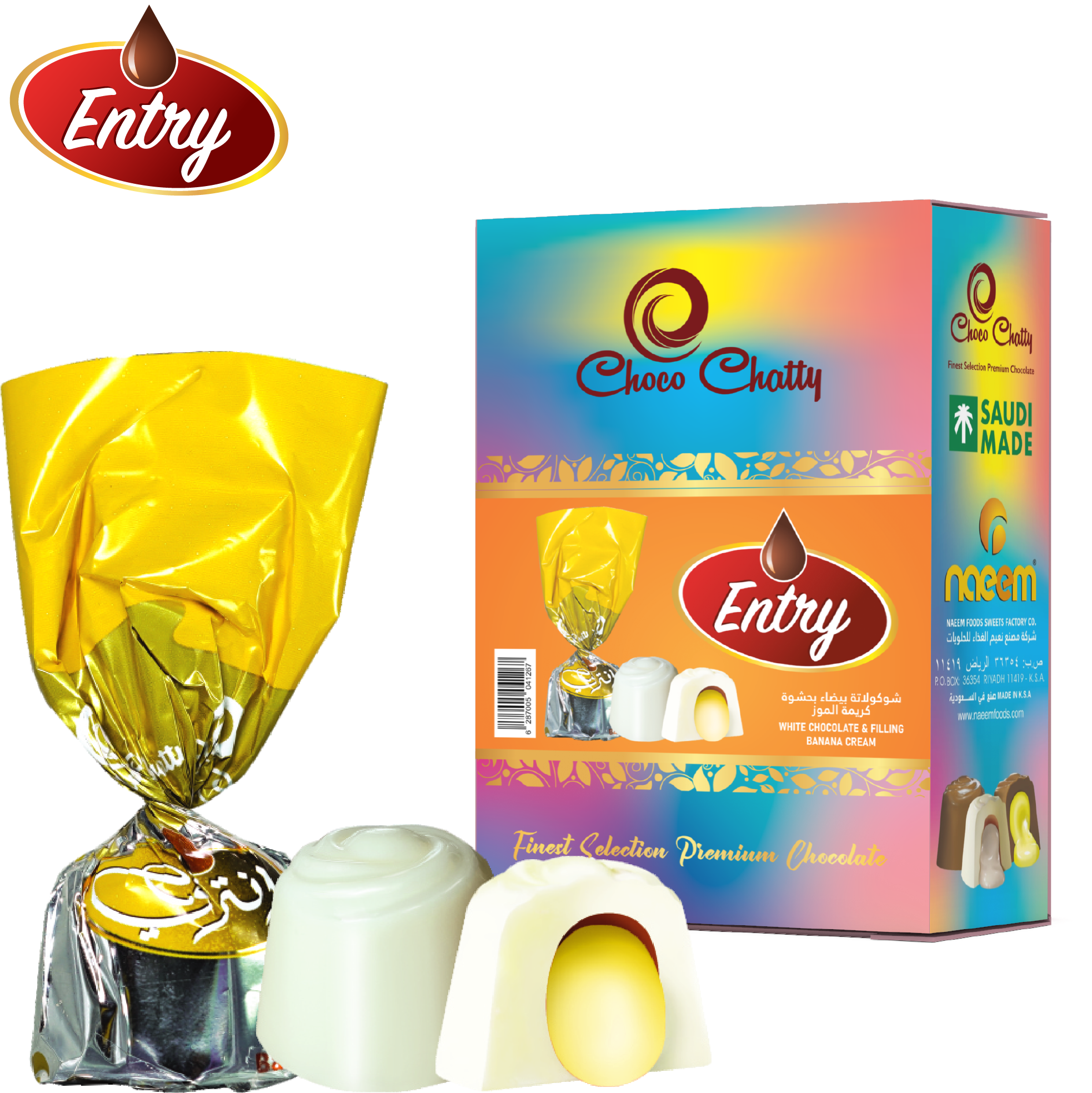 ENTRY CHCOCOLATE MIXED(500G=33 PCS)(5 FLAVOUR)_0