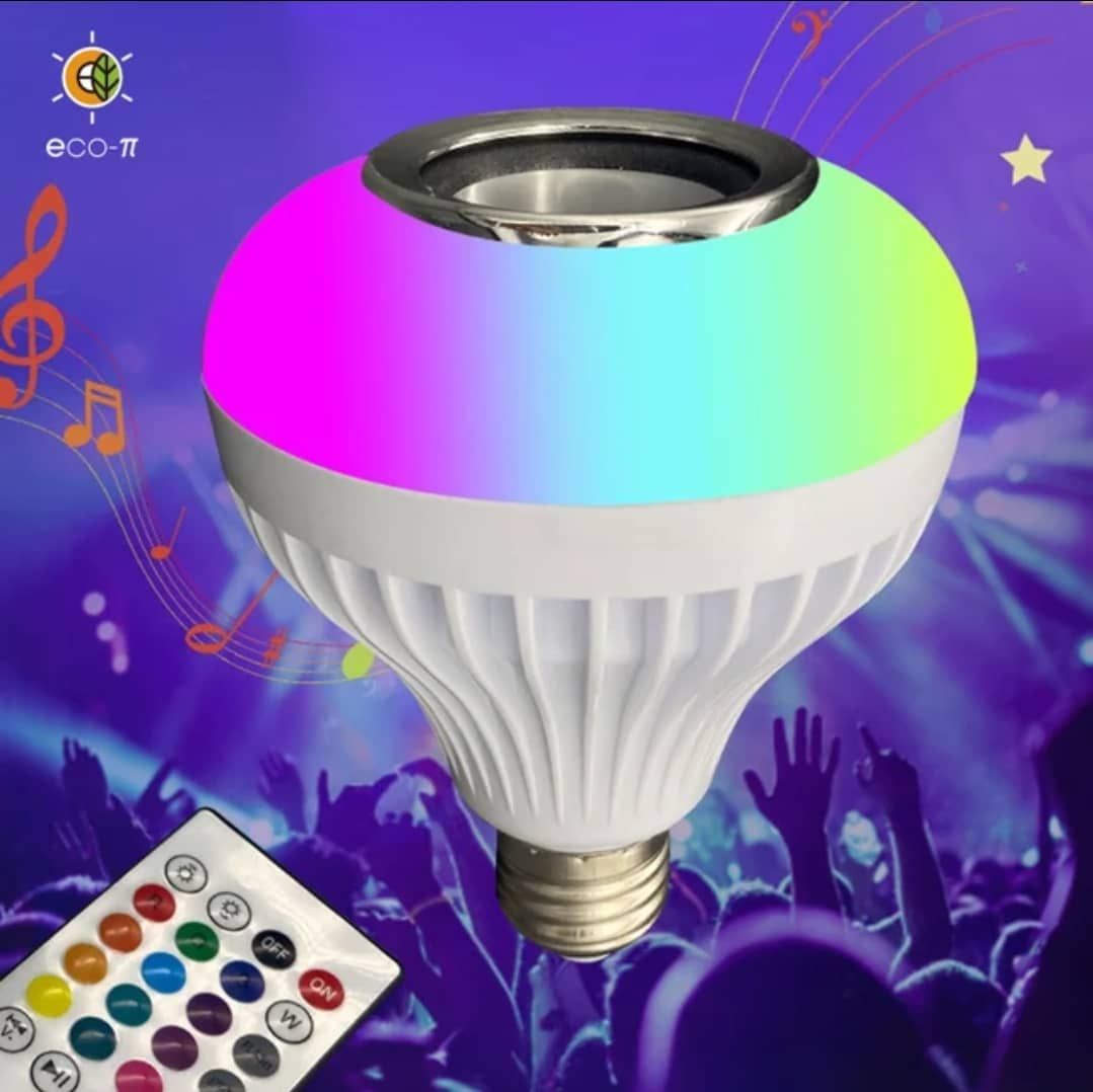 LED Bulb Smart Lamp RGB Lamp 220V E27 Bluetooth Music Lamp Smart Home LED Light Bulb Bluetooth Spearker Bulb._0