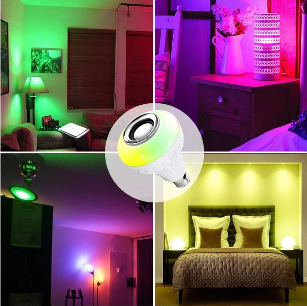 LED Bulb Smart Lamp RGB Lamp 220V E27 Bluetooth Music Lamp Smart Home LED Light Bulb Bluetooth Spearker Bulb._13