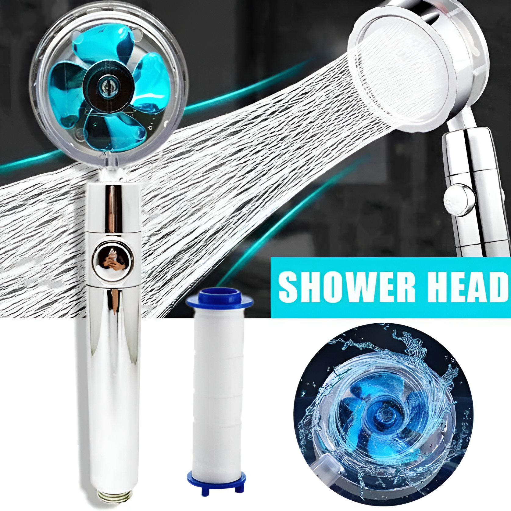 Shower Head High Pressure With Filter_1