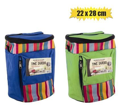 COOLER-BAG WITHPOCKET NYLON 28x22cm_0