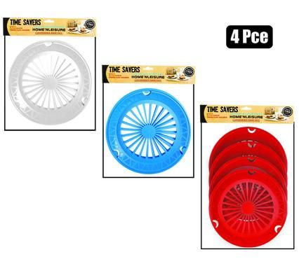  PAPER-PLATE-HOLDERS PLASTIC 4 PIECE ASSOORTED COLOURS_0