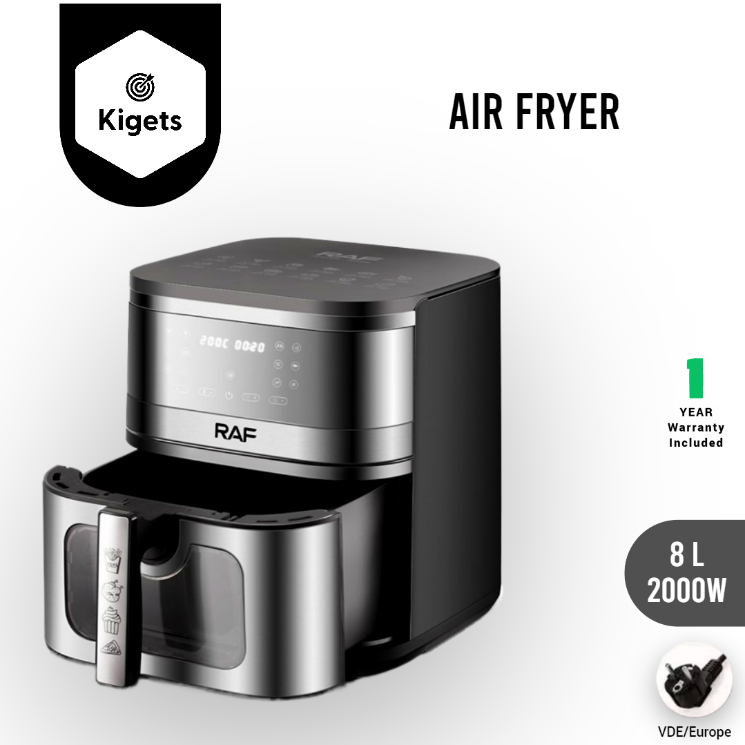 8L Digital Air Fryer With Visible Window  _2