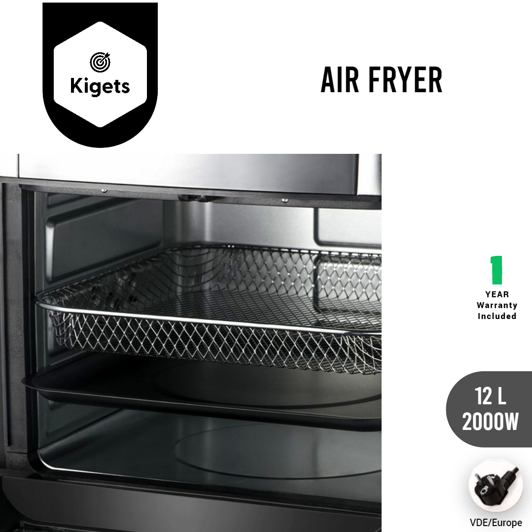 12L Digital Air Fryer With Rotisserie Function 2_7