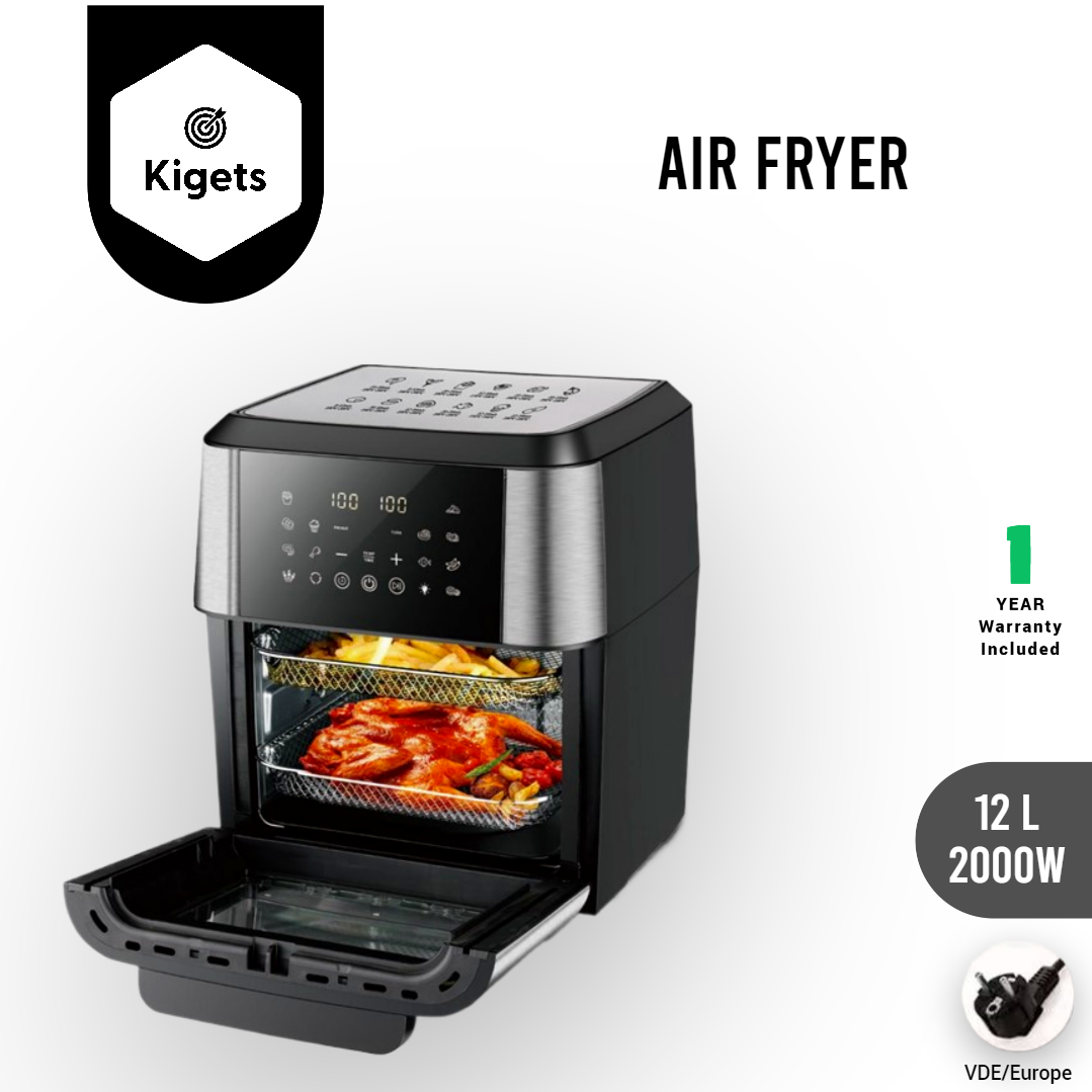 12L Digital Air Fryer With Rotisserie Function 2_1