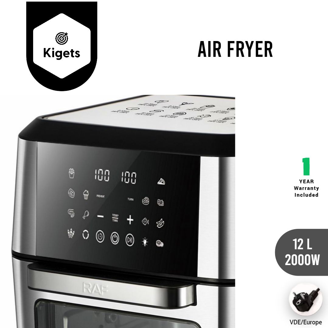 12L Digital Air Fryer With Rotisserie Function 2_8