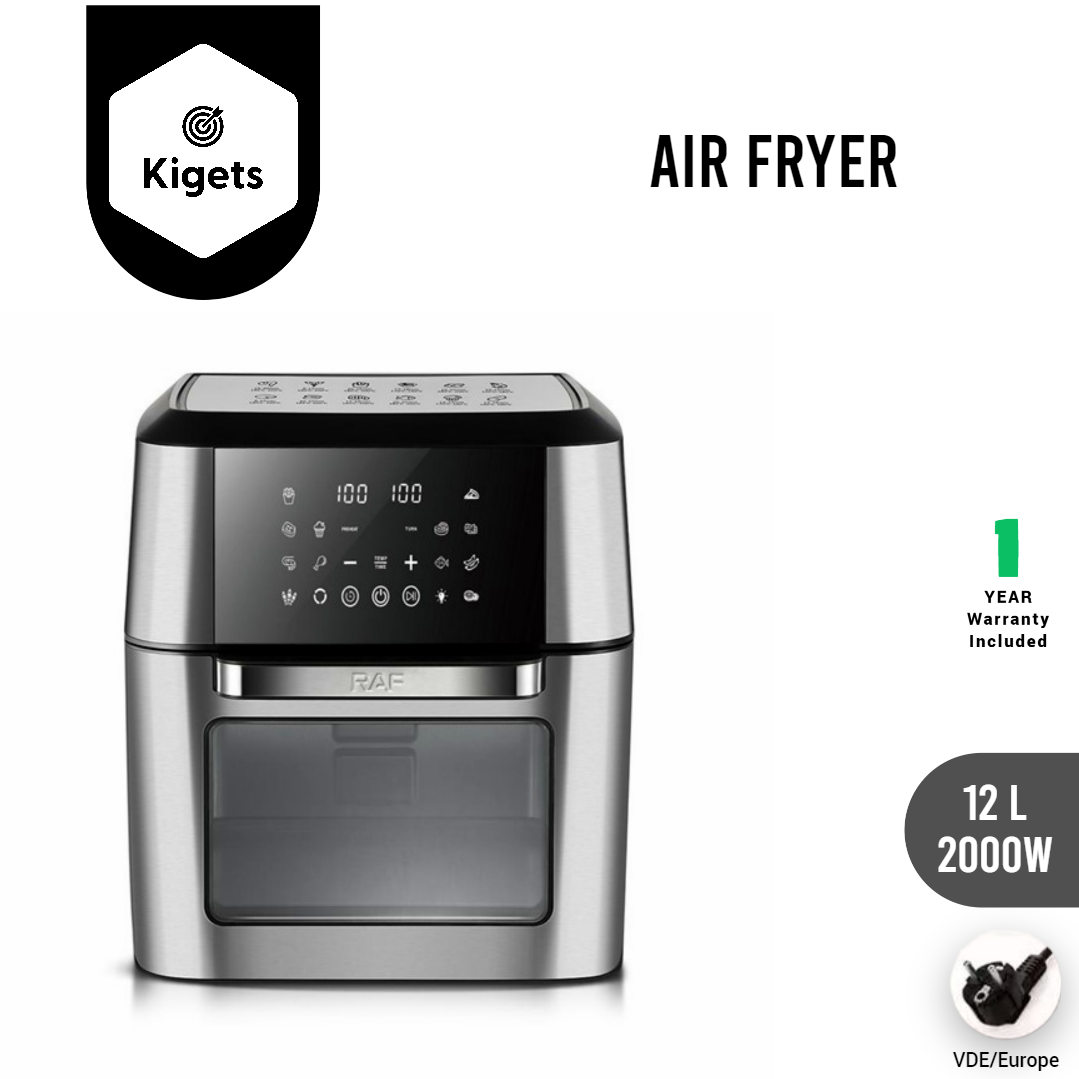 12L Digital Air Fryer With Rotisserie Function 2_4