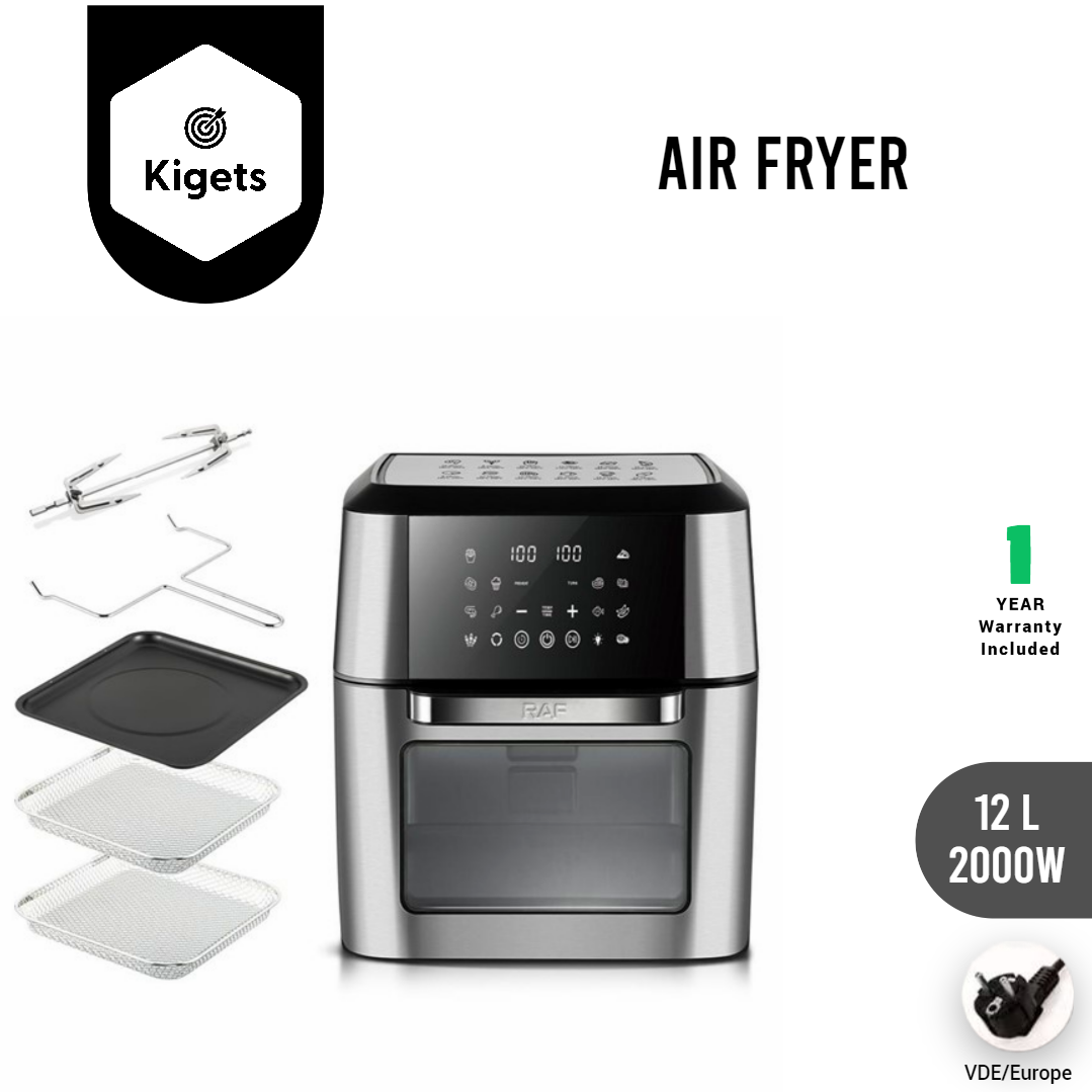 12L Digital Air Fryer With Rotisserie Function 2_2