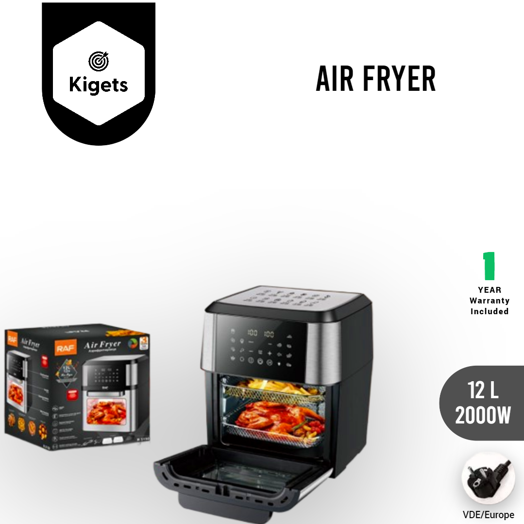 12L Digital Air Fryer With Rotisserie Function 2_9