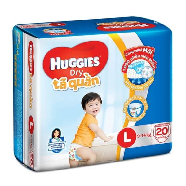 HUGGIES DRY PANTS REG L20 1X1PK_0