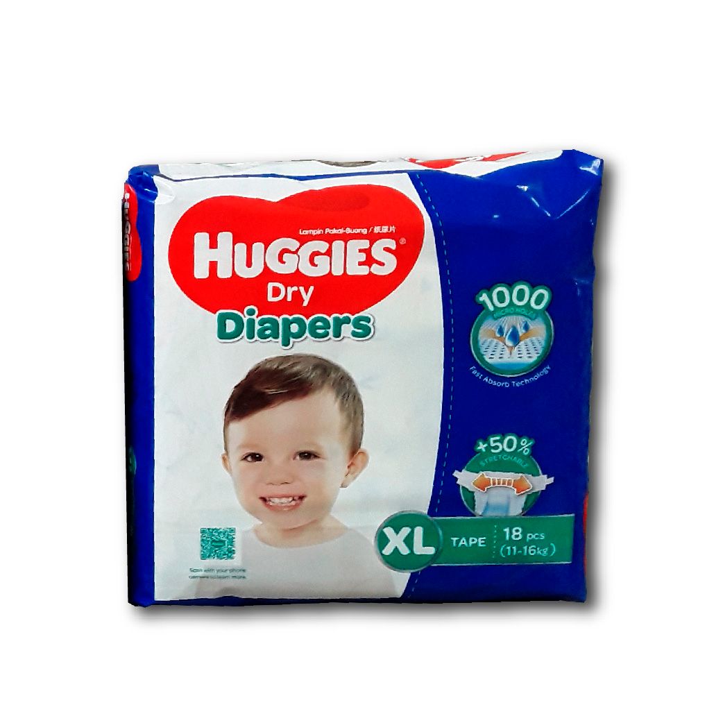 HUGGIES DRY XL18 1 x 1PACK_0