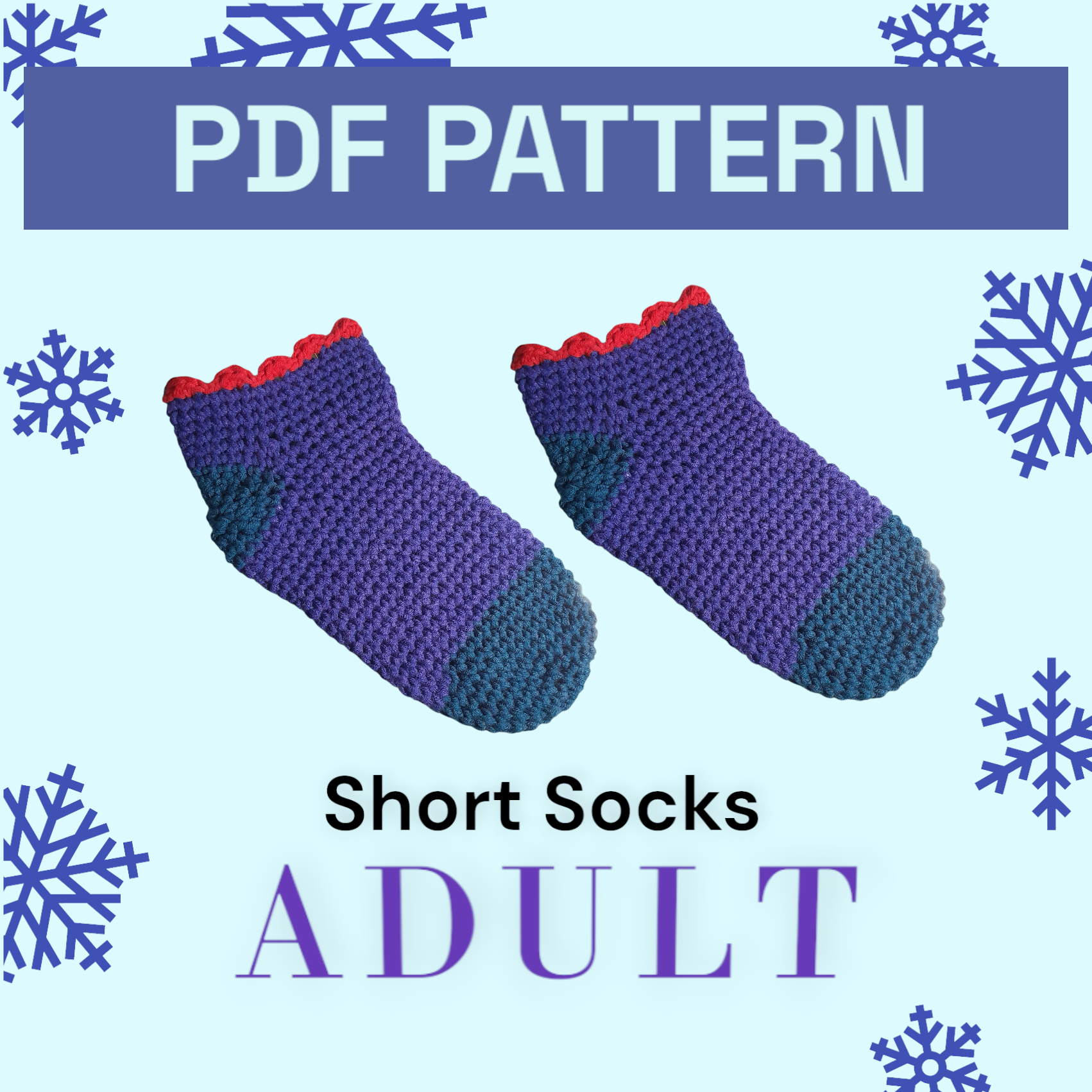 [PDF] Adult Short Socks Pattern_0