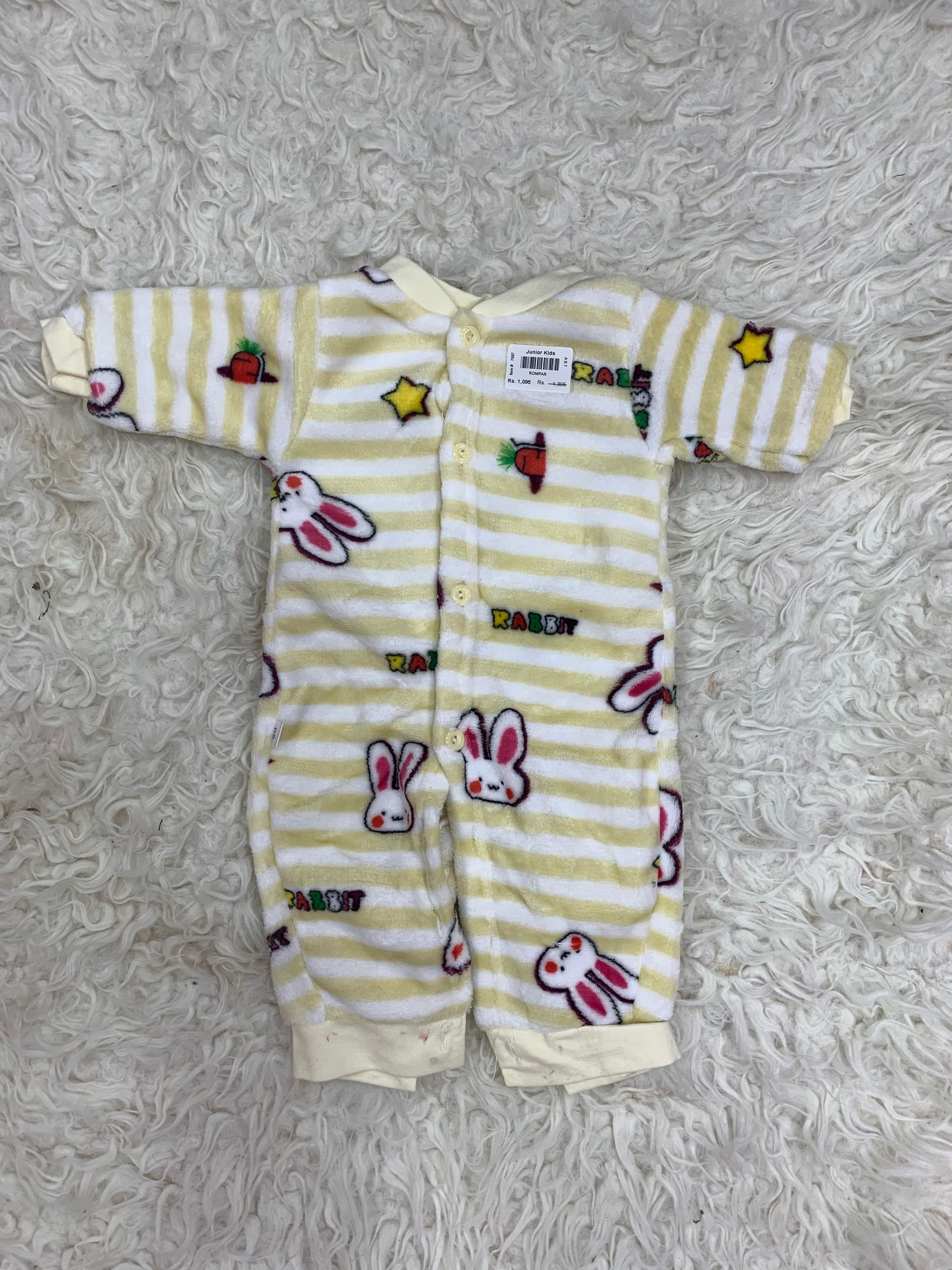 Baby Romper in Yellow_0