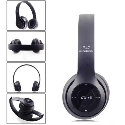 Music Pioneer P47 Bluetooth5.0 Casque Stéréo Sans Fil HIFI écouteur_0